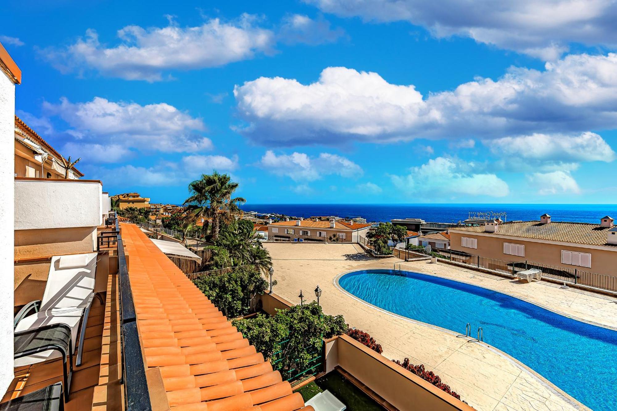 Spacious Ocean View Family Townhouse Puerto de Santiago  Exterior foto