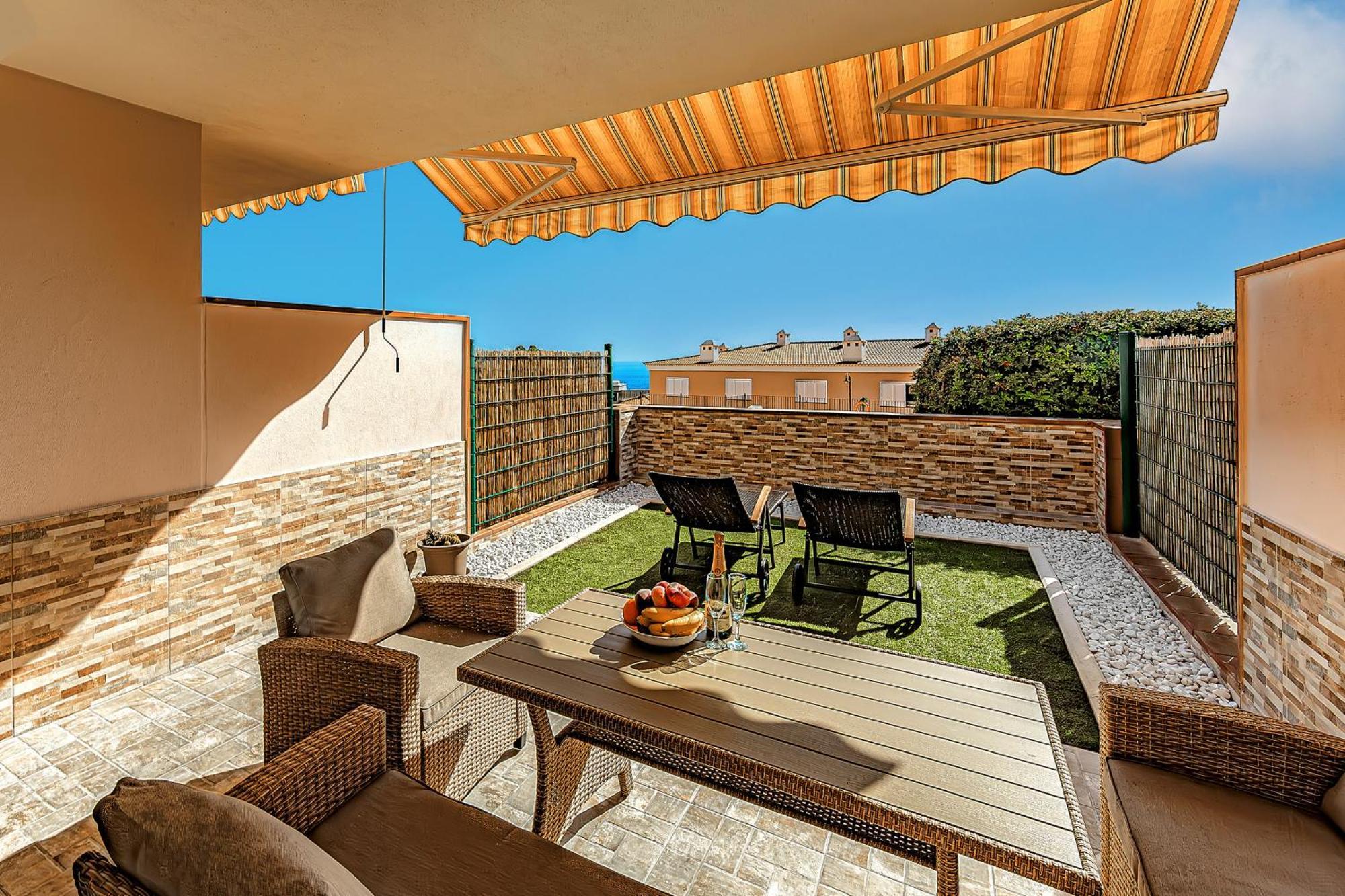 Spacious Ocean View Family Townhouse Puerto de Santiago  Exterior foto